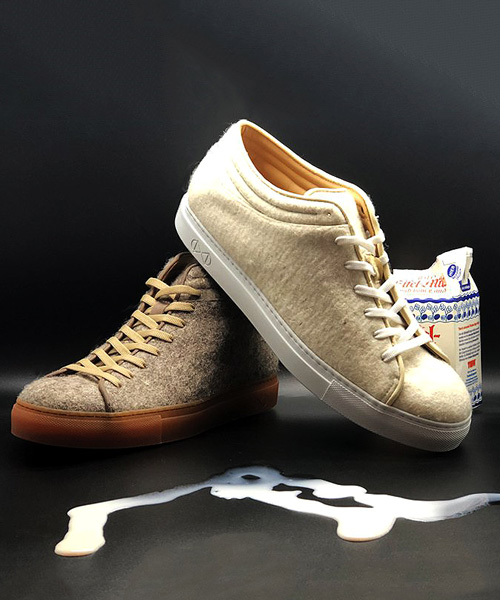 nat-2 launches sustainable high-end footwear made from upcycled milk