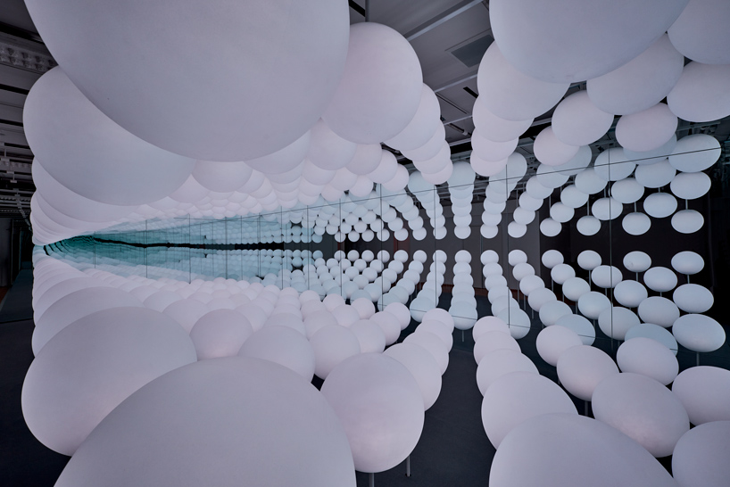 SWAY by snarkitecture: an infinite field of luminous spheres at intersect by LEXUS