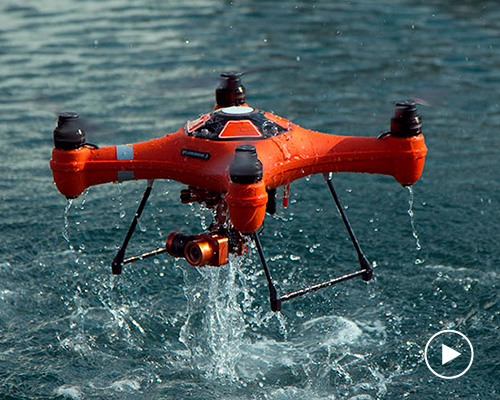 SPRY is the underwater drone capturing water sports in 4K video
