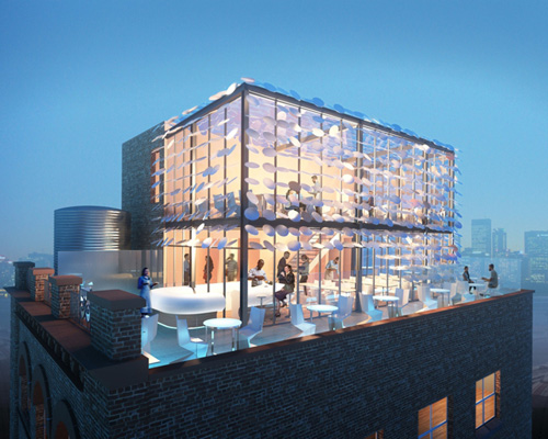 new rooftop bar features shading crown designed by tony owen partners sydney