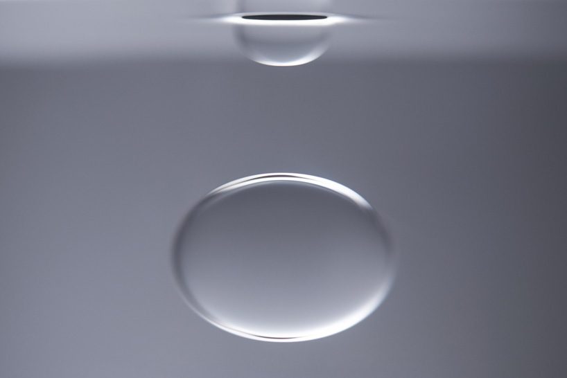 haruka misawa subverts the weight and speed of water in 'form of gravity'