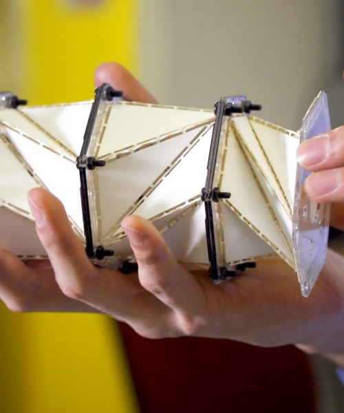 new material that mimics origami could create super protective helmets in the future