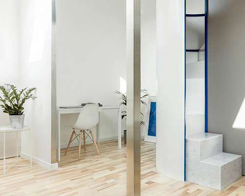 untitled architecture brings natural light into a compact apartment in milan