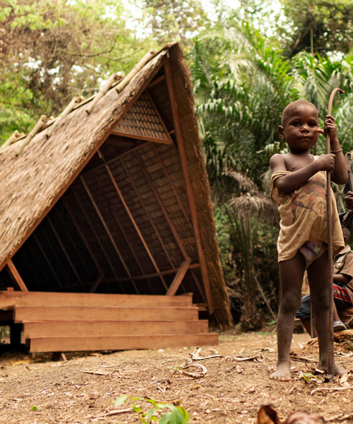 'warka house' provides substantially better shelter in a remote village in cameroon