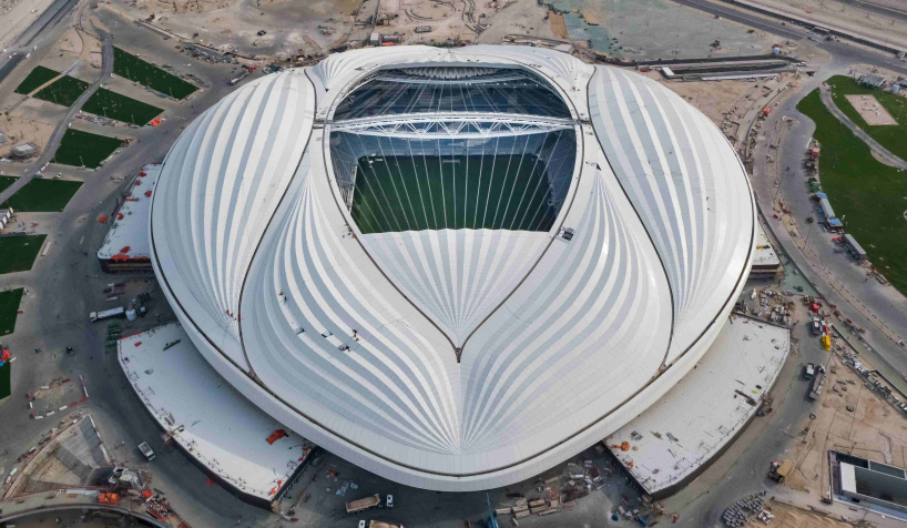 zaha hadid’s al wakrah stadium opens in qatar ahead of 2022 world cup