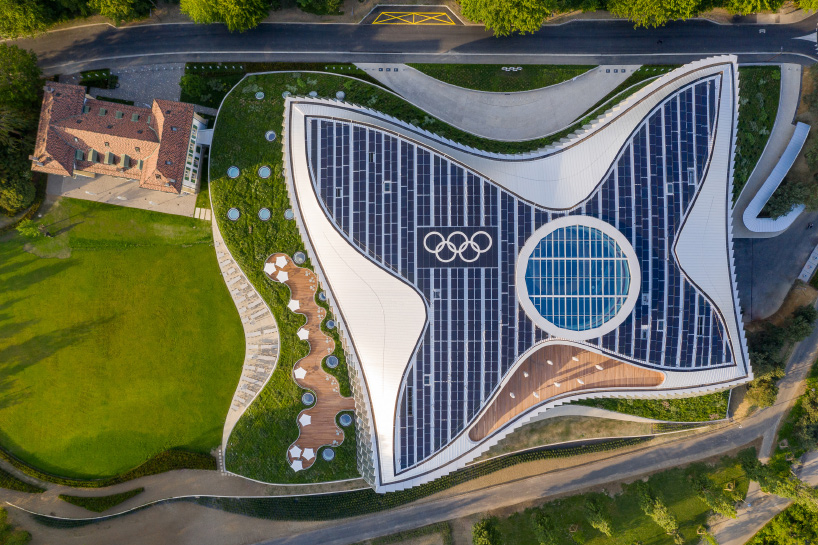 olympic house by 3XN serves as the IOC’s new headquarters