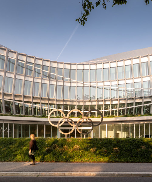 3XN's olympic HQ in lausanne emulates the movements of an athlete
