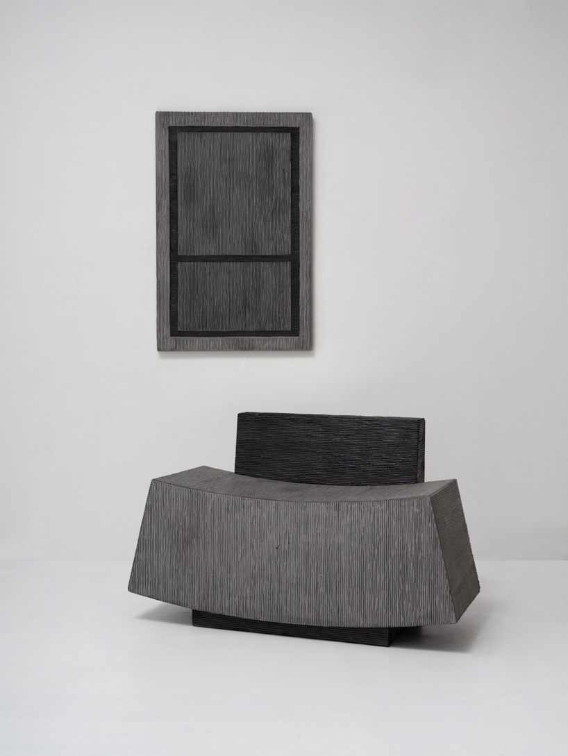 chiho cheon explores homelessness through concrete and cardboard