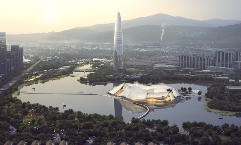 MAD architects unveils plans for the yiwu grand theater