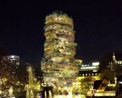 bjarke ingels group unveils plans for a new H.C. andersen hotel in tivoli gardens, copenhagen