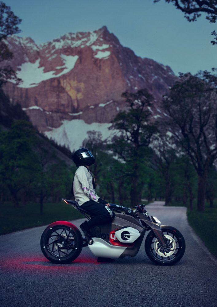 the BMW motorrad vision DC roadster is an emotional naked bike with ...