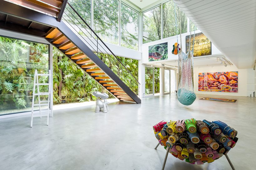 BZP arquitetura creates a light-filled art gallery space in a são paulo garden designboom BZP arquitetura creates a light-filled art gallery space in a são paulo garden designboom