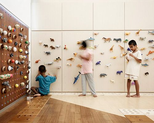 creative crews clads classroom with interactive braille walls in a thai school
