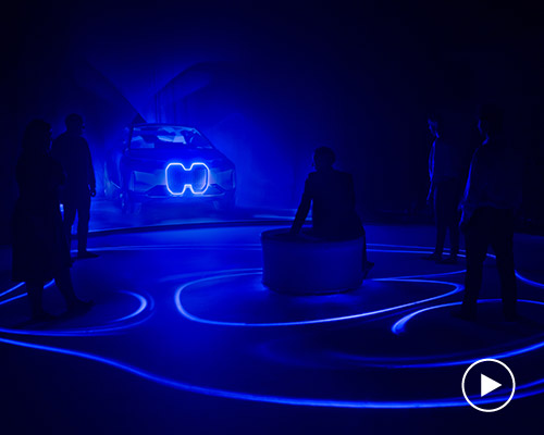 daan roosegaarde creates 'living membrane' installation for BMW during art basel 2019