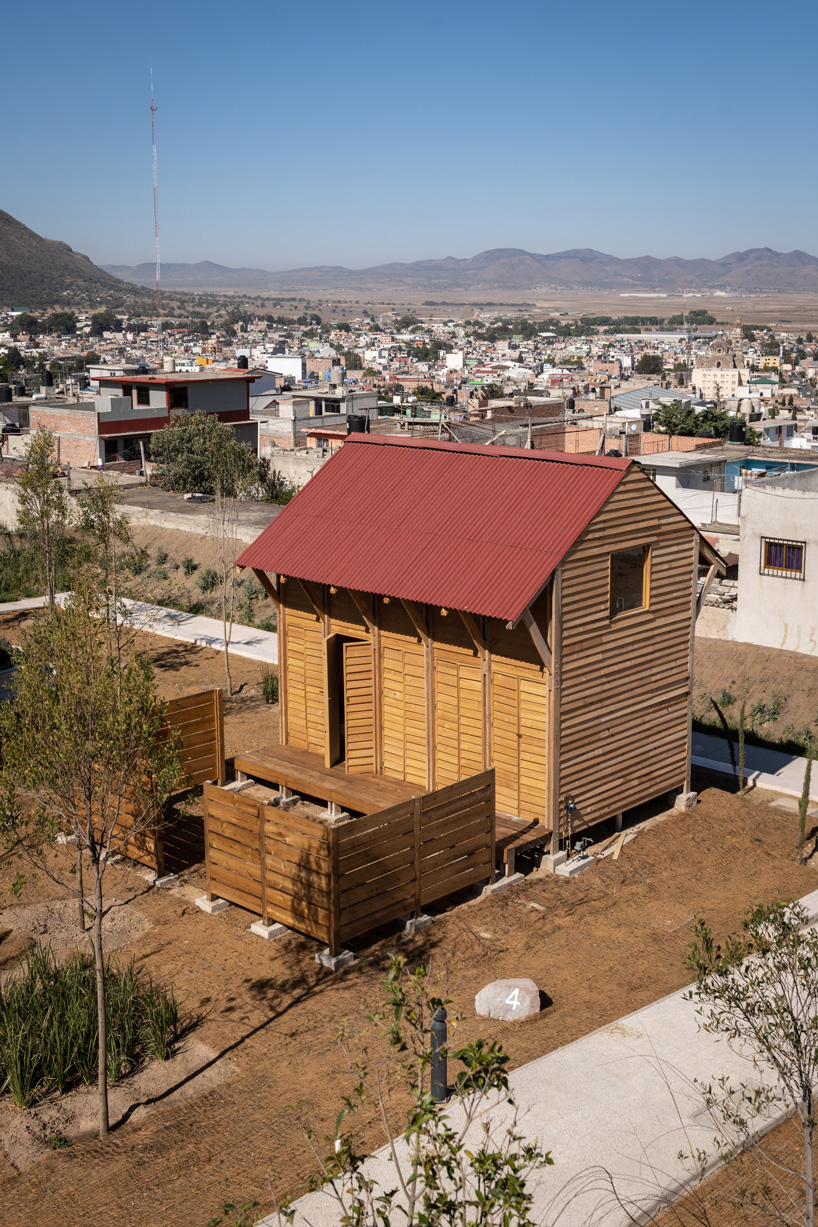 dellekamp schleich develops prototype for experimental housing in apan, rural mexico