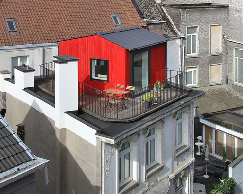 red pavilion by dierendonckblancke architects crowns belgian manor