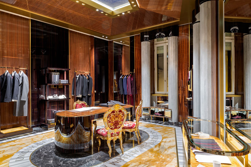 carbondale installs digital fresco in dolce & gabbana's latest rome store