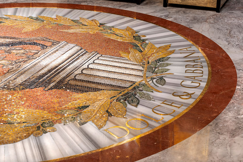 carbondale installs digital fresco in dolce & gabbana's latest rome store