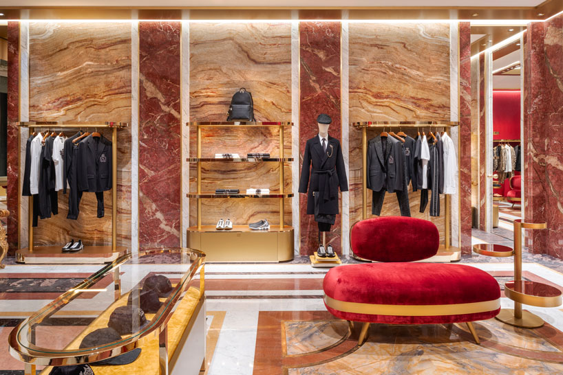 carbondale installs digital fresco in dolce & gabbana's latest rome store