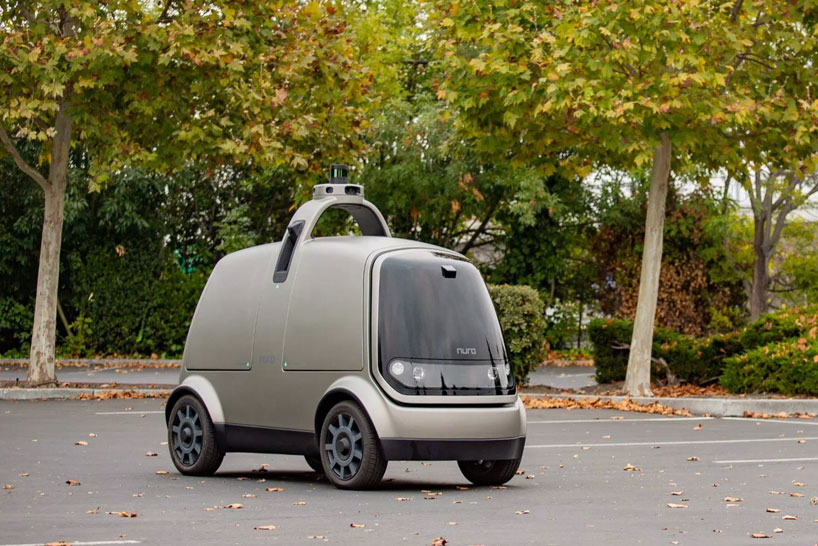 pizza delivery self driving car