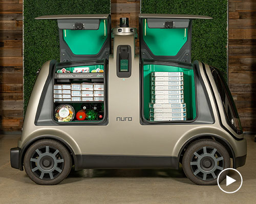 domino's partners with self-driving startup 'nuro' to pilot driverless pizza delivery