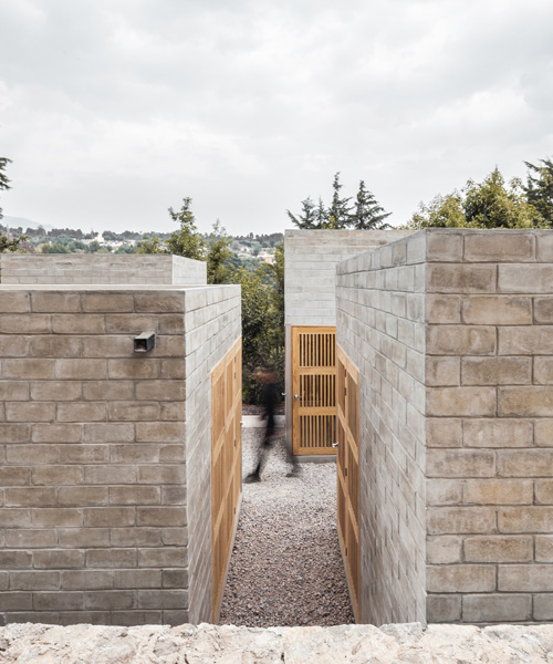 dosa studio + rojkind arquitectos' house in mexico combines four cubes + open-air circulation