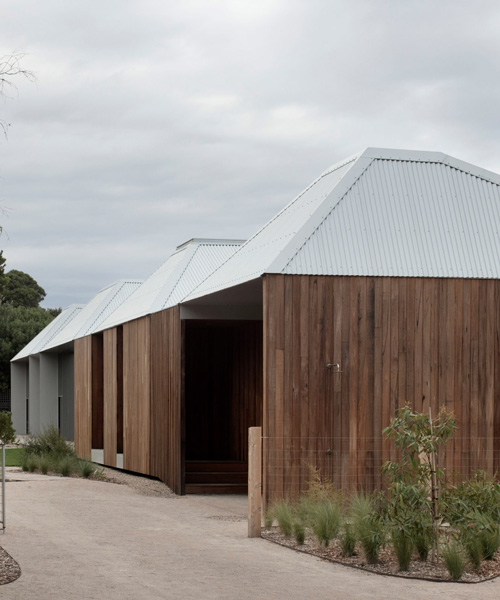 edition office builds monolithic residence of four interlinked pavilions in australia