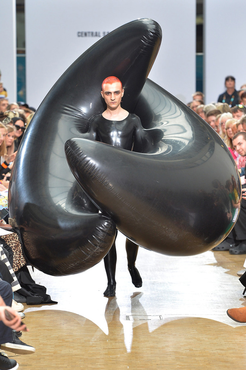 CSM graduate fredrik tjærandsen creates shape-shifting balloon dresses