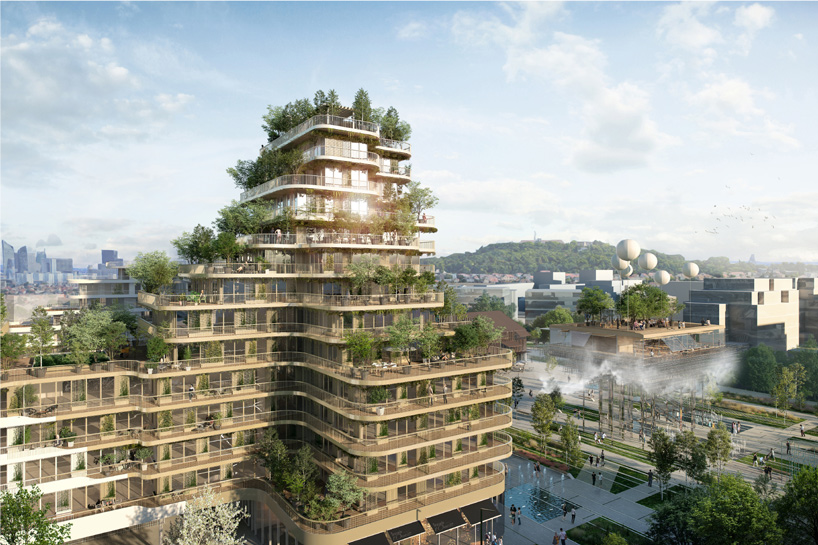 hamonic + masson plans new neighborhood as continuation of suburban paris park