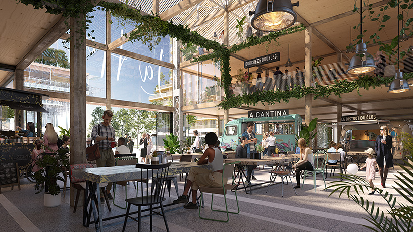 hamonic + masson plans new neighborhood as continuation of suburban paris park