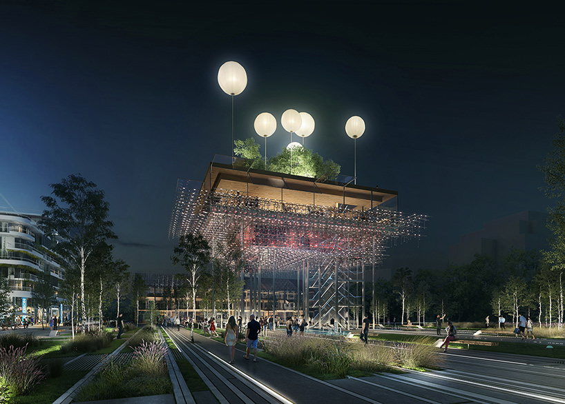 hamonic + masson plans new neighborhood as continuation of suburban paris park