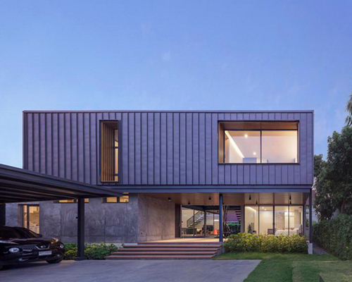 'I like design studio' plans MP house around a lush internal courtyard in bangkok