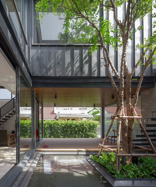 'I like design studio' plans MP house around a lush internal courtyard in bangkok