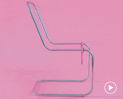 joey zeledón's coat hanger chair reworks marcel breuer's iconic design