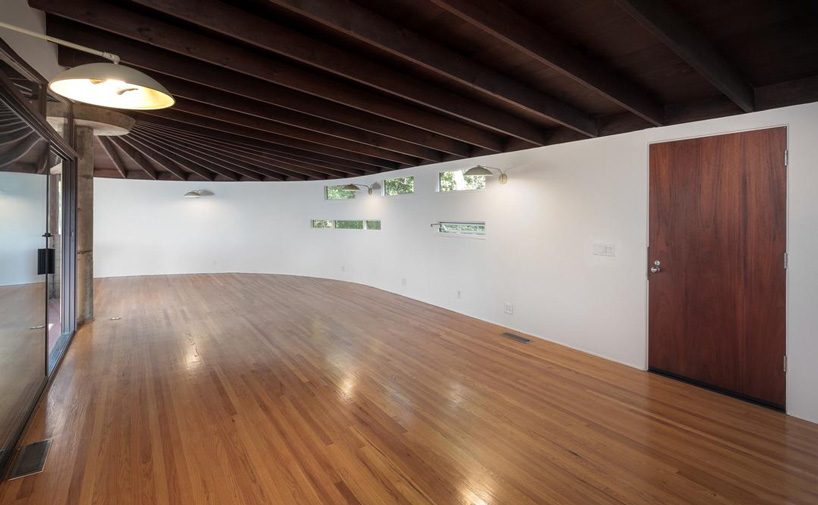 john lautner's circular wooden house from the 50's goes on sale for the first time