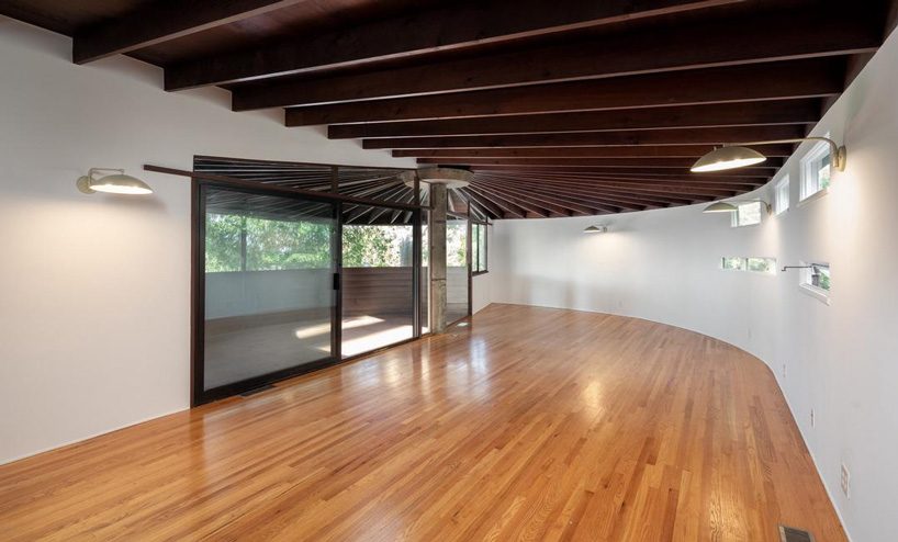 john lautner's circular wooden house from the 50's goes on sale for the first time