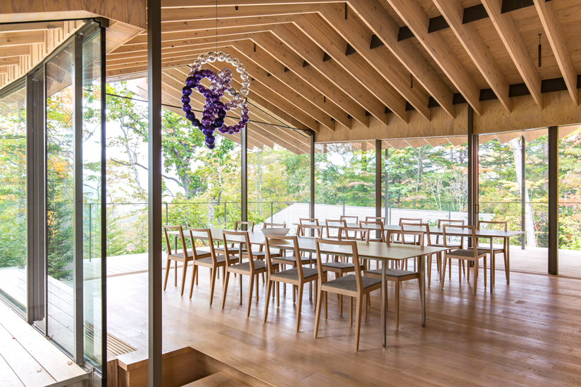 kengo kuma unveils 'furniture that blends into the surroundings' at
