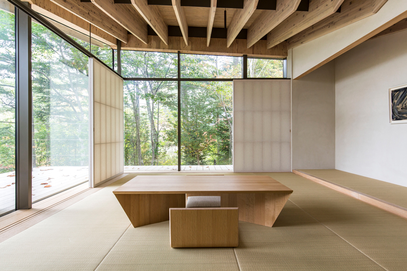 kengo kuma unveils 'furniture that blends into the surroundings' at