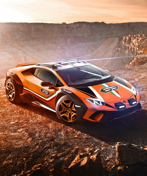 lamborghini's huracán sterrato concept is a super sports car for your off-road fantasies