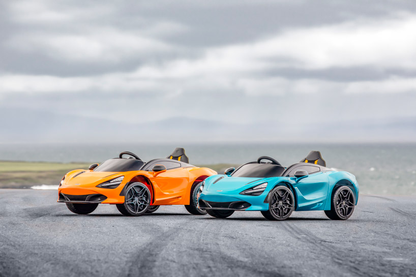 mclaren debuts mini 720S supercar for kids complete with butterfly doors