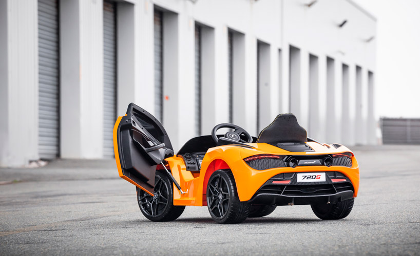 Mclaren Debuts Mini 720s Supercar For Kids Complete With Butterfly Doors