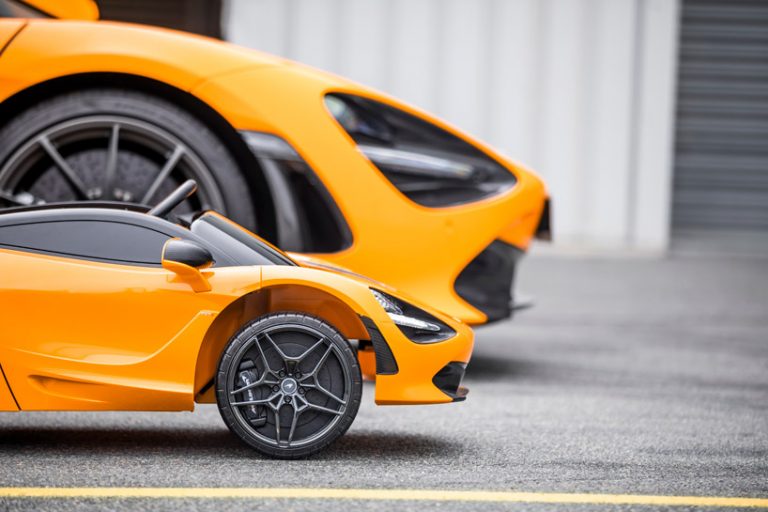 Mclaren Debuts Mini 720s Supercar For Kids Complete With Butterfly Doors