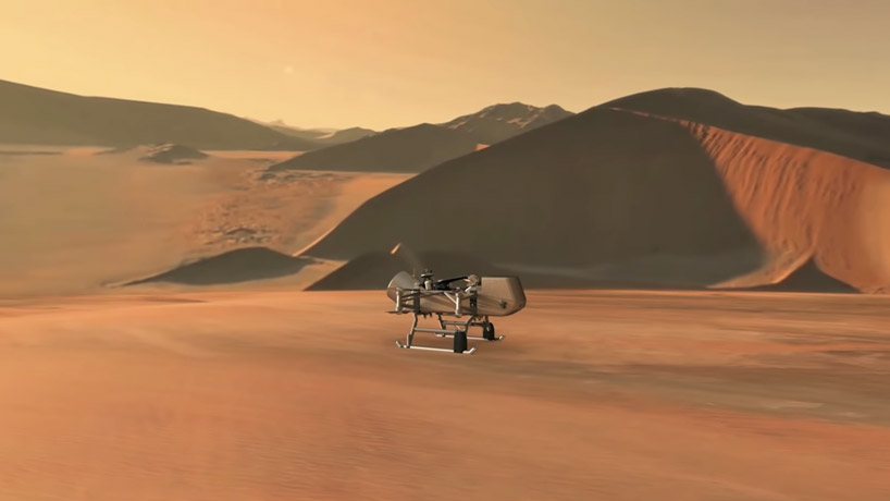 NASA will launch eight-rotor dragonfly drone to explore titan