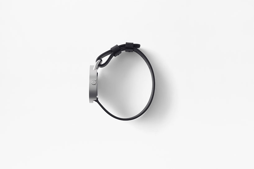 this watch by nendo fuses timepiece and buckle into one single element