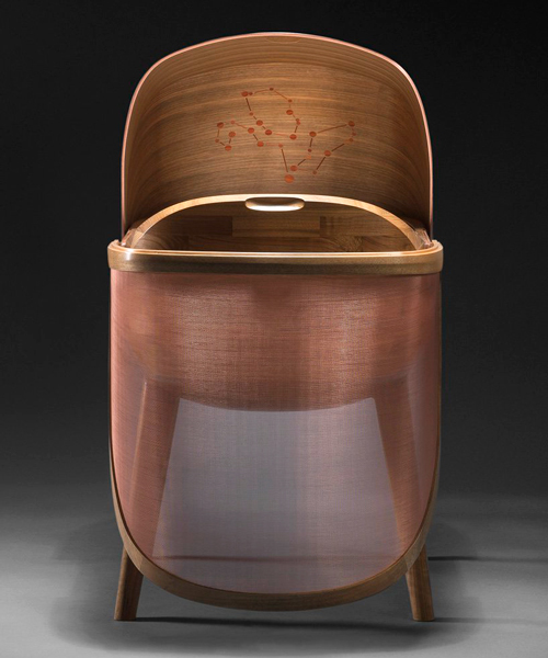 the 'argo crib' uses weaves of copper to protect infants from electromagnetic radiation