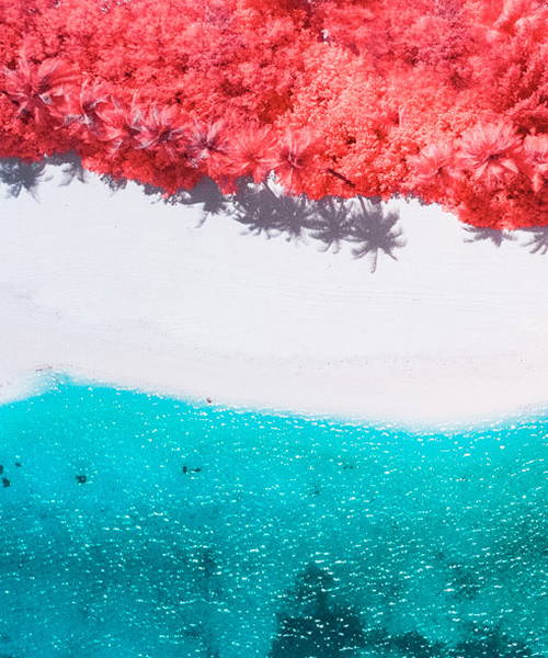 paolo pettigiani photographs maldives paradise in infrared hues