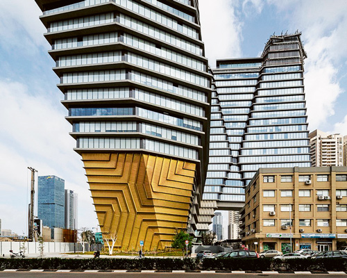 ron arad designs tel aviv office tower from an 'upside down perspective'