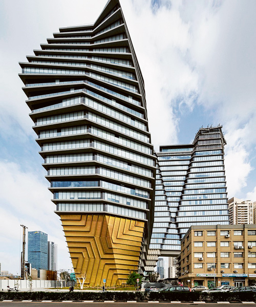 ron arad designs tel aviv office tower from an 'upside down perspective'