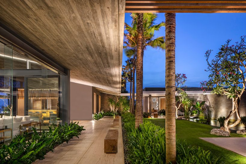 SAOTA blends indoor and outdoor space to form 'uluwatu house' in bali designboom