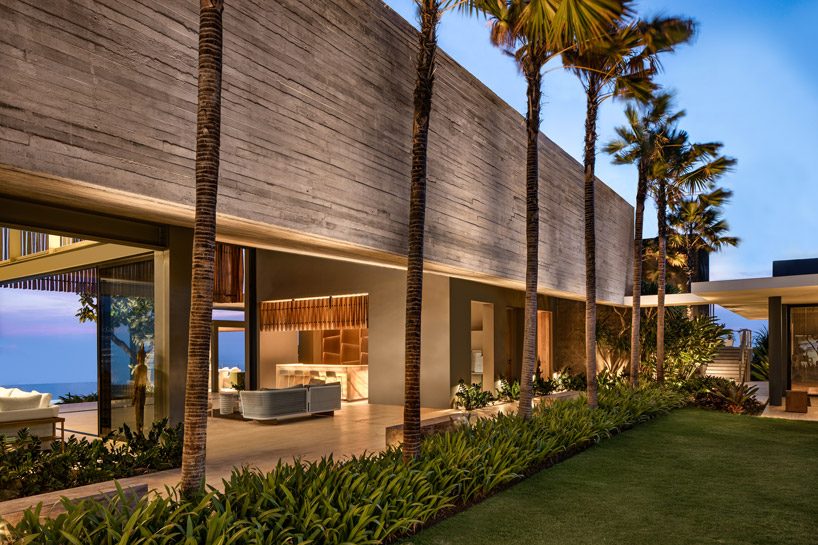 SAOTA blends indoor and outdoor space to form 'uluwatu house' in bali designboom